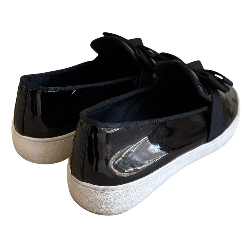 🌹MICHAEL KORS COLLECTION Black Patent Leather Slip-Ons w/ Bow🌹 - Picture 12 of 14